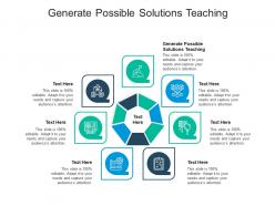 Generate possible solutions teaching ppt powerpoint presentation styles graphics example cpb