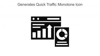 Generates Quick Traffic Monotone Icon In Powerpoint Pptx Png And Editable Eps Format