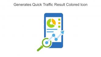 Generates Quick Traffic Result Colored Icon In Powerpoint Pptx Png And Editable Eps Format