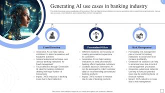 Generating AI Use Cases In Generative AI The Next Big Thing In Technology AI SS V