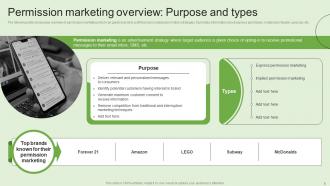 Generating Customer Information Through Permission Based Marketing Campaigns MKT CD V Idea Slides