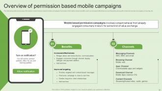 Generating Customer Information Through Permission Based Marketing Campaigns MKT CD V Captivating Slides