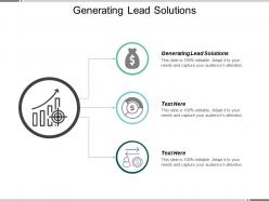 Generating lead solutions ppt powerpoint presentation file background designs cpb