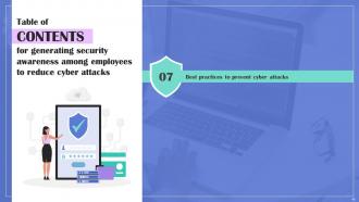 Generating Security Awareness Among Employees To Reduce Cyber Attacks Complete Deck Downloadable Best