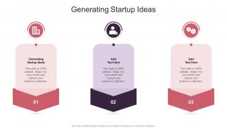 Generating Startup Ideas In Powerpoint And Google Slides Cpb