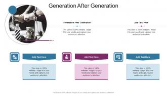 Generation After Generation In Powerpoint And Google Slides Cpb