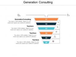 Generation consulting ppt powerpoint presentation show themes cpb
