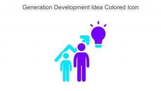 Generation Development Idea Colored Icon In Powerpoint Pptx Png And Editable Eps Format