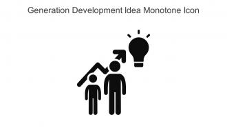 Generation Development Idea Monotone Icon In Powerpoint Pptx Png And Editable Eps Format