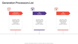 Generation Processors List In Powerpoint And Google Slides Cpb