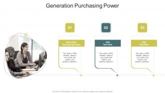 Generation Purchasing Power In Powerpoint And Google Slides Cpb
