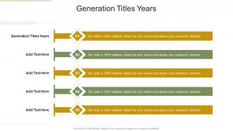 Generation Titles Years In Powerpoint And Google Slides Cpb