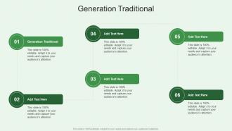 Generation Traditional In Powerpoint And Google Slides Cpb