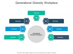 Generational diversity workplace ppt powerpoint presentation infographic template tips cpb
