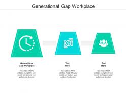 Generational gap workplace ppt powerpoint presentation infographics slide cpb
