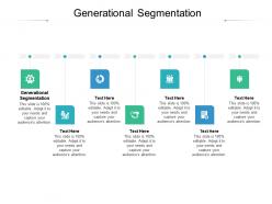 Generational segmentation ppt powerpoint presentation file influencers cpb