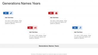 Generations Names Years In Powerpoint And Google Slides Cpb