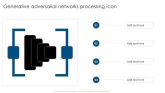 Generative Adversarial Networks Processing Icon