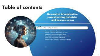 Generative AI Application Revolutionizing Industries And Business Areas AI CD V Attractive Customizable