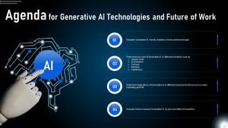 Generative AI Technologies And Future Of Work Powerpoint Presentation Slides AI CD V Professionally Impressive