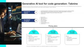 Generative AI Tool For Code Generation Tabnine Strategic Guide For Generative AI Tools And Technologies AI SS V
