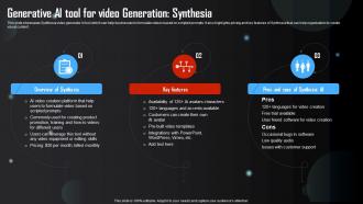 Generative AI Tool For Video Generation Generative AI Tools Usage In Different AI SS