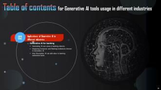 Generative AI Tools Usage In Different Industries Powerpoint Presentation Slides AI CD Editable Adaptable