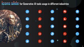 Generative AI Tools Usage In Different Industries Powerpoint Presentation Slides AI CD Good Pre-designed