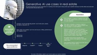 Generative AI Use Cases In Real Estate Chatgpt For Real Estate Chatgpt SS V