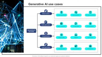 Generative AI Use Cases Strategic Guide For Generative AI Tools And Technologies AI SS V