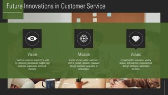 Generative Customer Service Automating Support Solutions PPT Presentation AT Visual Customizable