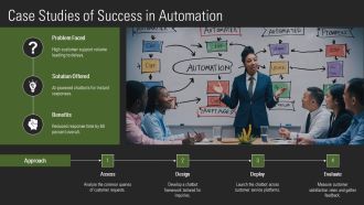 Generative Customer Service Automating Support Solutions PPT Presentation AT Informative Customizable