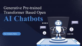 Generative Pre Trained Transformer Based Open AI Chatbots ChatGPT CD V