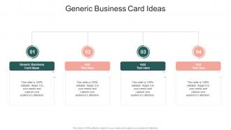 Generic Business Card Ideas In Powerpoint And Google Slides Cpb