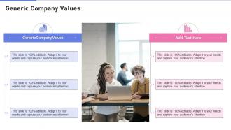 Generic Company Values In Powerpoint And Google Slides Cpb