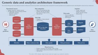Generic Data And Analytics Architecture Framework