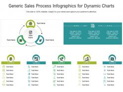 Generic sales process infographics for dynamic charts infographic template