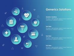 Generics solutions ppt powerpoint presentation portfolio examples