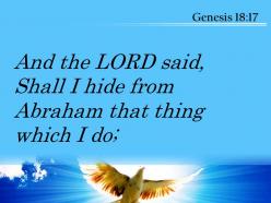 Genesis 18 17 shall i hide from abraham powerpoint church sermon