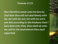 Genesis 21 23 the same kindness i have shown powerpoint church sermon