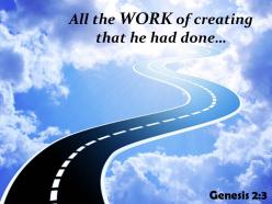 Genesis 2 3 the work of creating powerpoint church sermon
