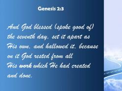 Genesis 2 3 the work of creating powerpoint church sermon