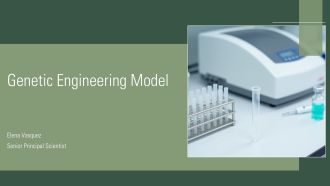 Genetic Engineering Model PPT Sample VA
