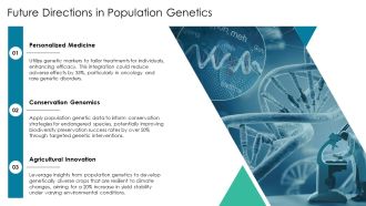 Genetic Variation And Population Genetics PPT Mockup AT Impressive Captivating