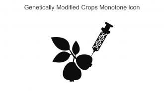 Genetically Modified Crops Monotone Icon In Powerpoint Pptx Png And Editable Eps Format