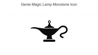 Genie Magic Lamp Monotone Icon In Powerpoint Pptx Png And Editable Eps Format