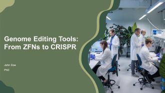 Genome Editing Tools From Zfns To CRISPR PPT Example AT