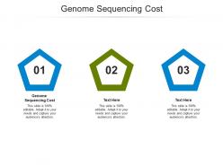 Genome sequencing cost ppt powerpoint presentation outline format ideas cpb