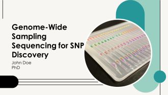 Genome Wide Sampling Sequencing For SNP Discovery PPT Mockup AT