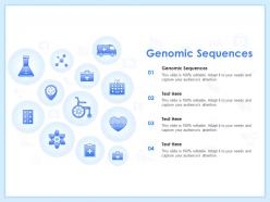Genomic sequences ppt powerpoint presentation inspiration infographic template